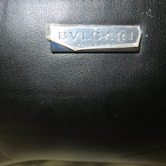 BVLGARI POUCH w/ DUSTBAG SHAVING BAG COSMETIC CASE CLUTCH - Picture 4 of 13